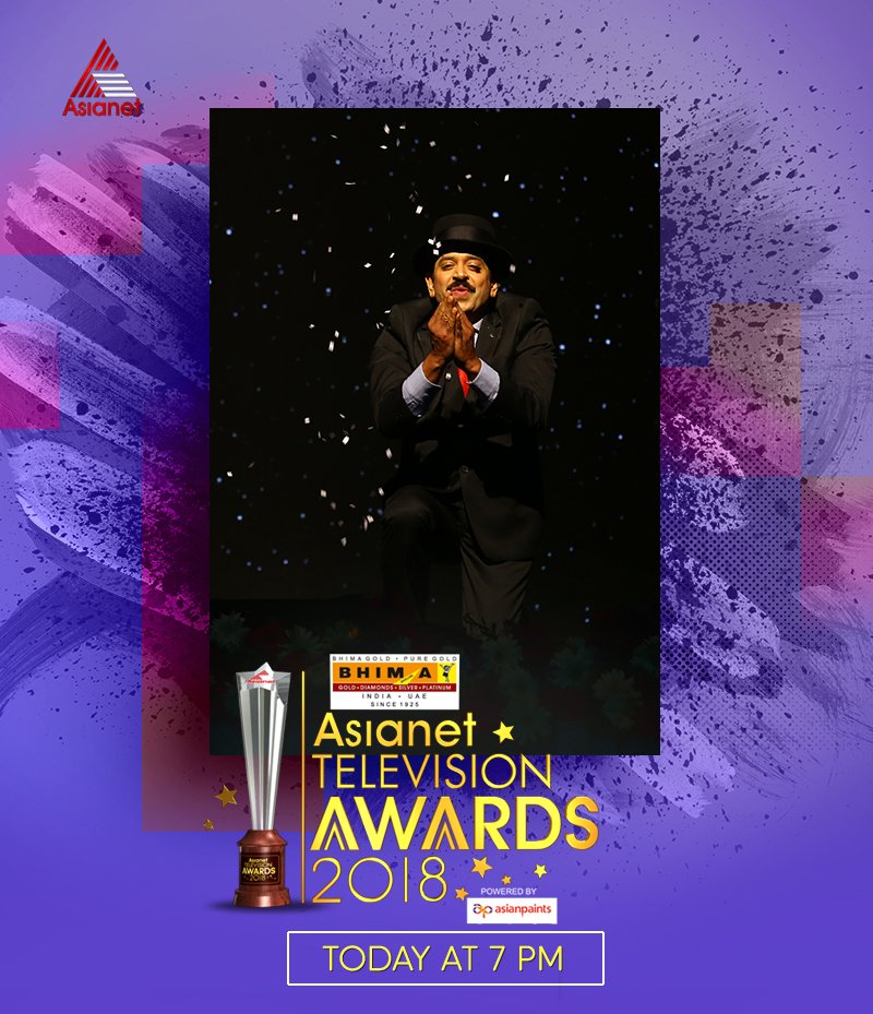 asianet's tweet photo. Asianet Television Awards 2018. Today 7pm !!
#AsianetTelevisionAwards2018 #ATA2018 #Event #Live #Viral #Trending #Celebrity #Entertainment #StartNight #Awards #Wardrobe #Attire https://t.co/zsaWtYCNLQ