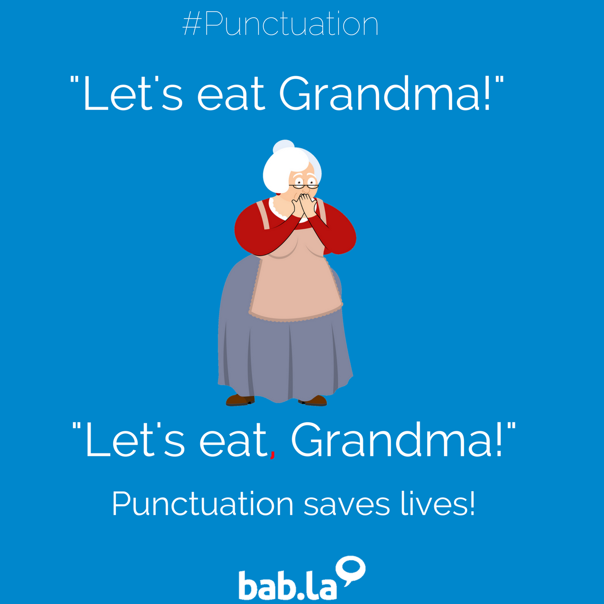 babla's tweet image. Do you agree? 🤣🤣
#Languagefun #Languages #Punctuation
