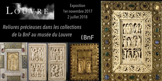 Des reliures médiévales d’exception de la BnF exposées au Louvre actualitte.com/t/HQfDfppF 
#replay #exposition #reliures <a href="/MuseeLouvre/">Musée du Louvre</a> <a href="/laBnF/">La Bibliothèque nationale de France</a>
