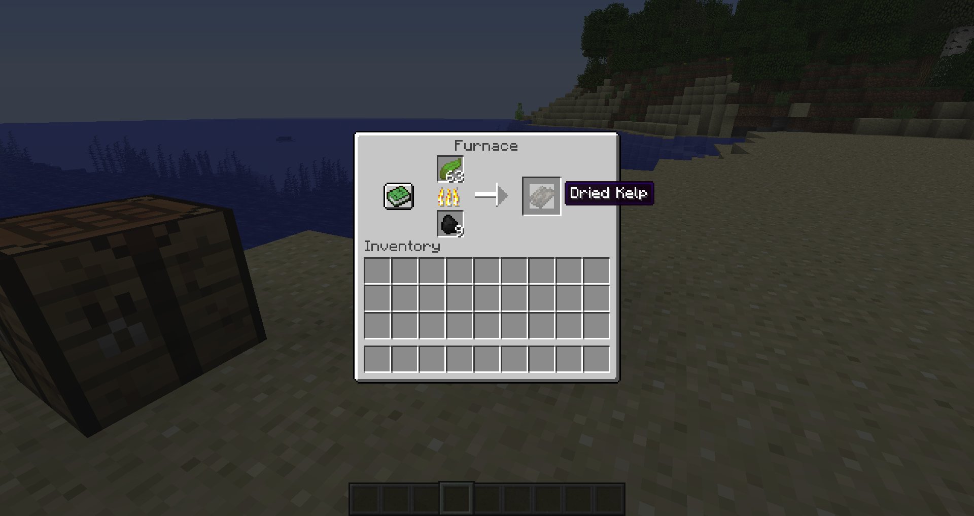 Minecraft News On Twitter In Minecraft Update Aquatic Kelp Can Be Cooked In A Furnace To Make Dried Kelp Which Can Be Eaten And Restores Half A Hunger Point 9 Pieces Of