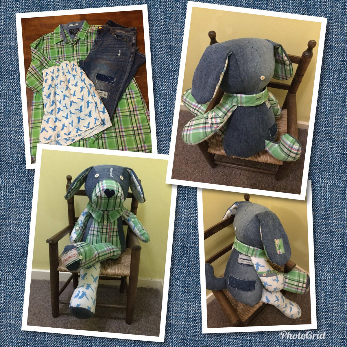 ArchieThePatti's tweet photo. Tragic story behind this #memorypuppy of a chap & his girlfriend killed by an 8 times convicted drunk driver. Itโs off to Nebraska & is filled with love #crafthillartisans https://t.co/Wn5oiIYZ9q