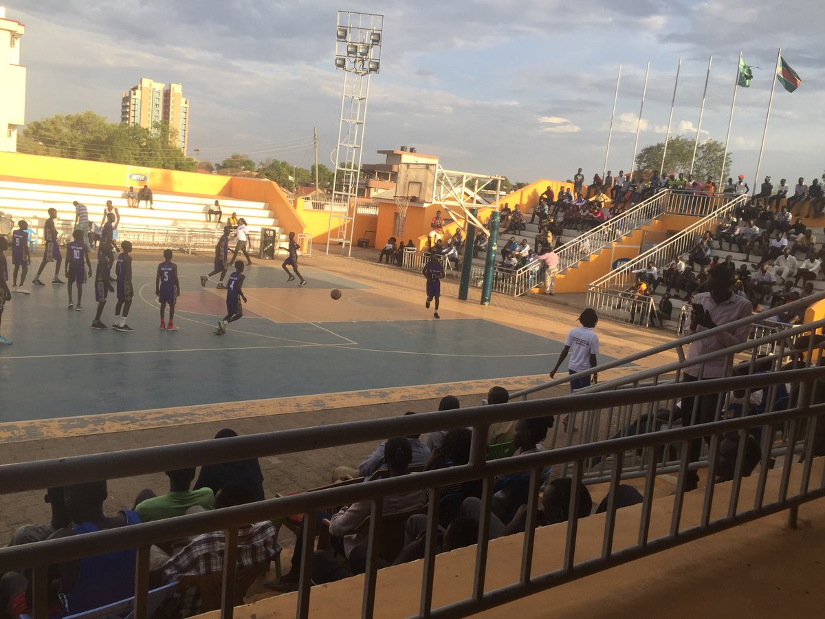 AtemAlek's tweet photo. The first teens basketball tournament sponsored by CHEPSSD- the national NGO in South Sudan, with a theme of; promoting health, peace, education, sanitation and hygiene in the community through support https://t.co/c84mjER7x7