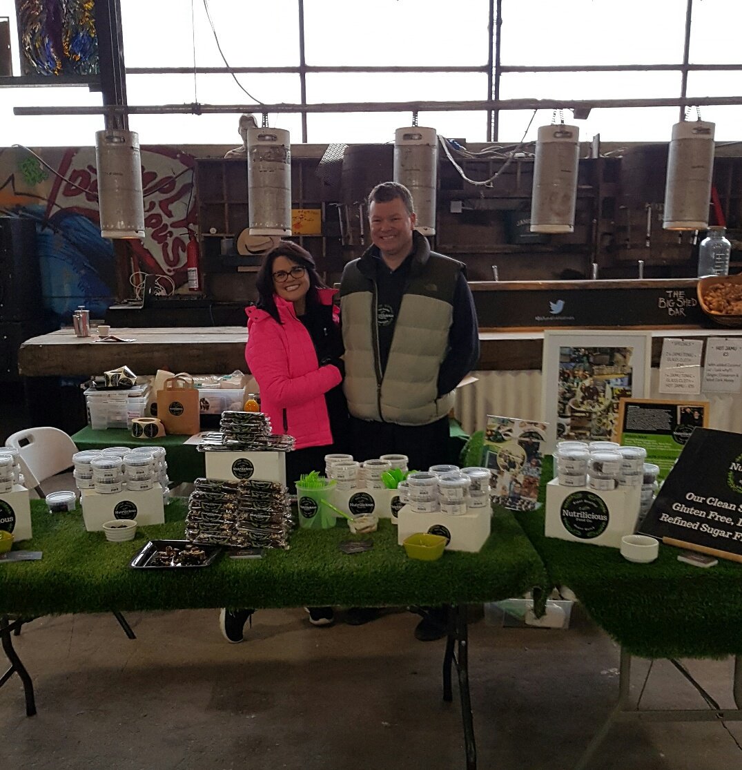 EmeraldOils's tweet photo. Set up @thegrainstore #GLD18 #BigShed @Nutrilicious4 @achillseasalt @deric_hartigan @neilfergie @tippfood #lovegoodfood #health https://t.co/upPjba4lJv