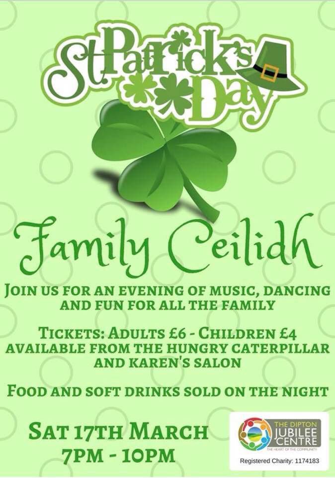 #StPatricksDay2018 #ceilidh #dance #durhamevent #whatsonindurham #dipton @DurhamComAction