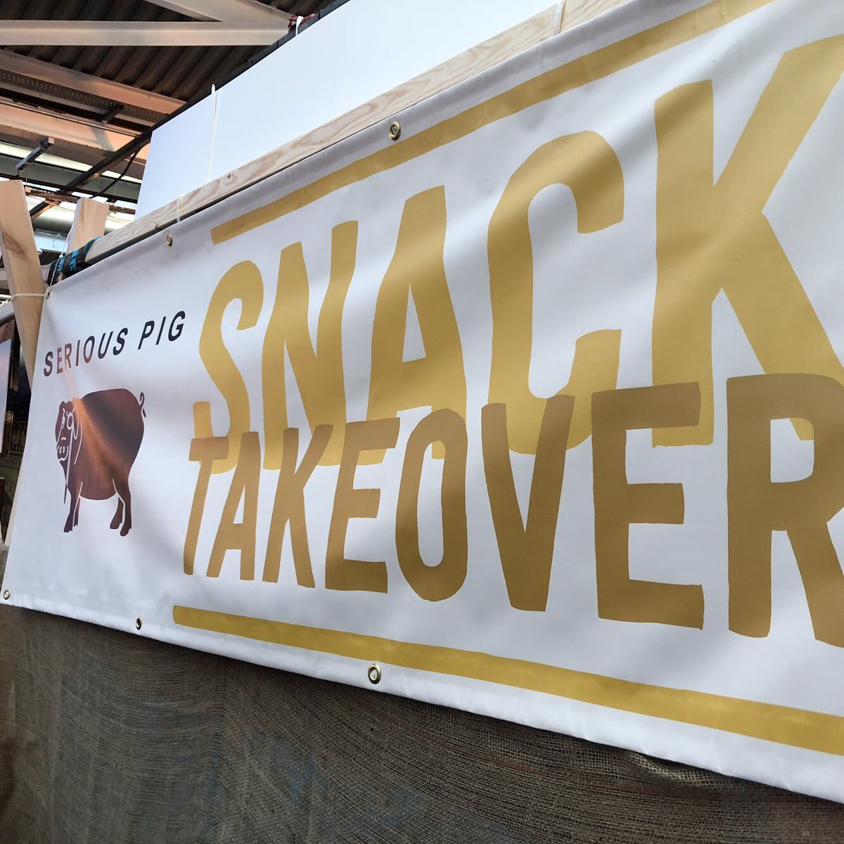 SeriousPig's tweet photo. What a weekend! All of our favourite things in one place #craftbeer, #craftmeat, top draw #music and plenty of #cheeky stickering. Thanks to everyone that came! @craftbeerriseuk has witnessed it's first #SnackTakeover Serious Pig style. Until next time ✌#CBR18 https://t.co/oPNeigixH1