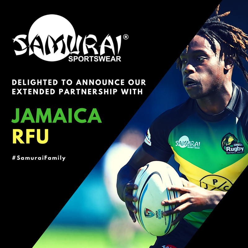 samurai_sports's tweet photo. We are delighted to announce that @Jamaica_Rugby have decided to extend our partnership for another year! Looking forward to an exciting year ahead! #SamuraiFamily #LooksBetterLastsLonger #CustomMadeTeamwear https://t.co/PZ14dIcnI1