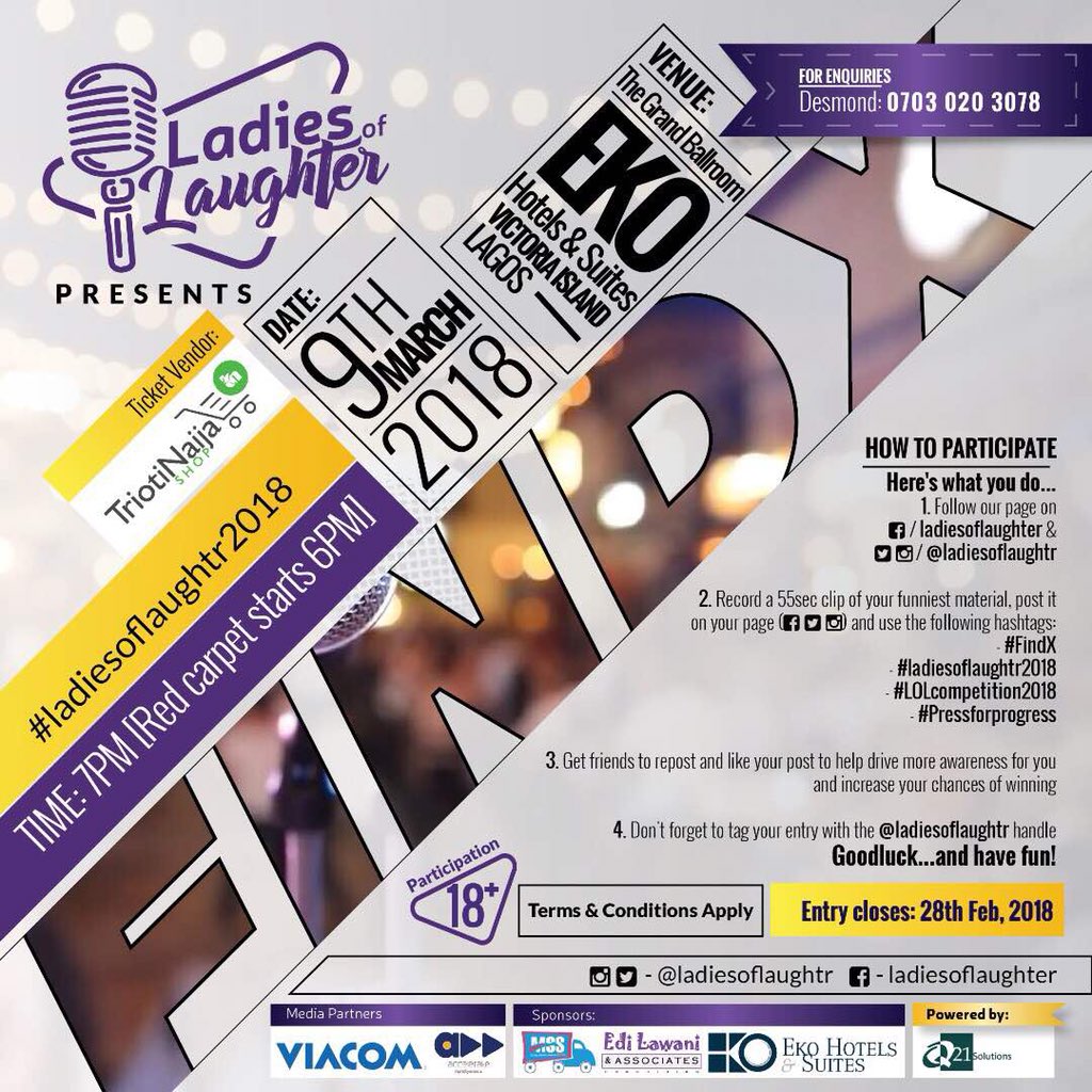 thelady_ma's tweet image. #ladiesoflaughter2018