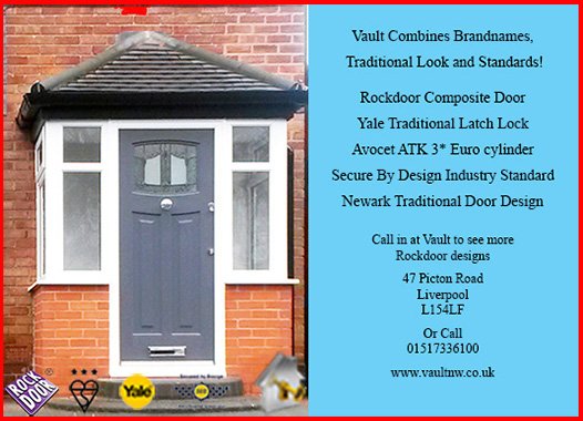 Classy Traditional Look! #Rockdoor installation recently carried out, using the top brand names in the industry. Advising and demonstrating to customers the advantages of using established brand names when they choose a new door to enhance the look and #security of their home.