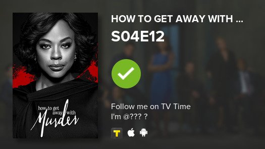 SicknessOfHeart's tweet photo. I've just watched episode S04E12 of How to Get Away ...! #HTGAWM  #tvtime https://t.co/JvApBBRZAA https://t.co/svKGrod4QJ