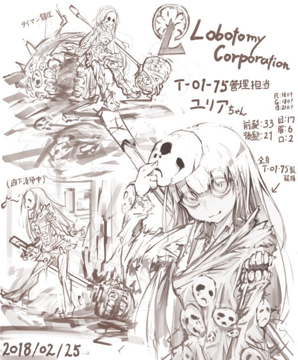 キャラクリメモついでにらくがき 