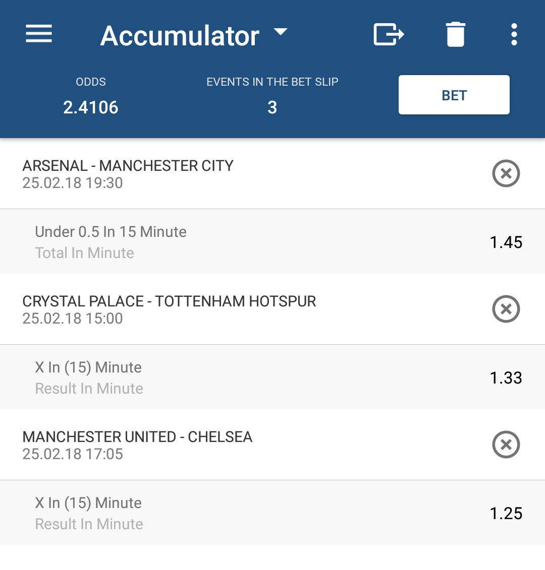 Twothreefive3's tweet image. Sunday special.. odd 2.4 (Sun, Feb 25 2018) 
#freesoccertips 
#boomsquad 
#sunday