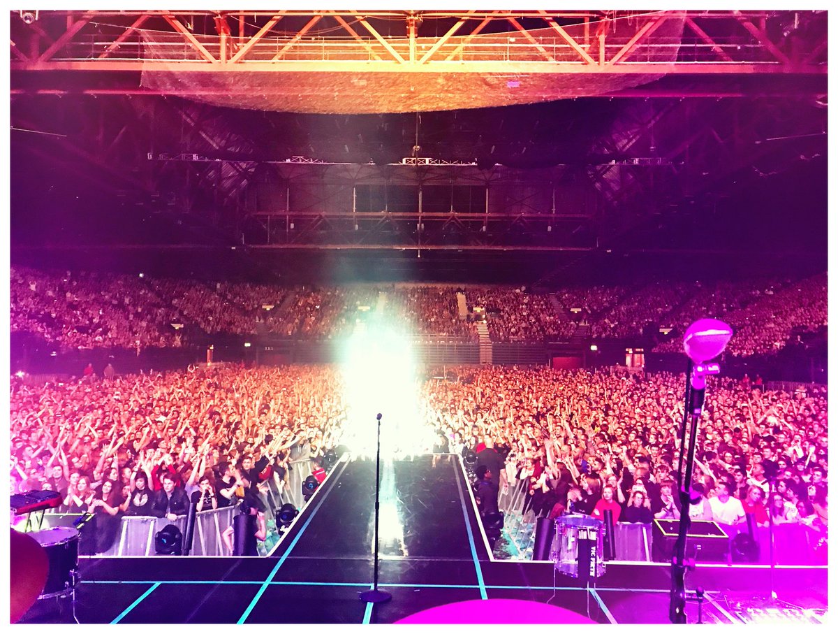 DanielPlatzman's tweet photo. Birmingham, what a pleasure. Here’s the moment Dan became pure energy (you can still see his reflection in the stage) https://t.co/wslPKREcym