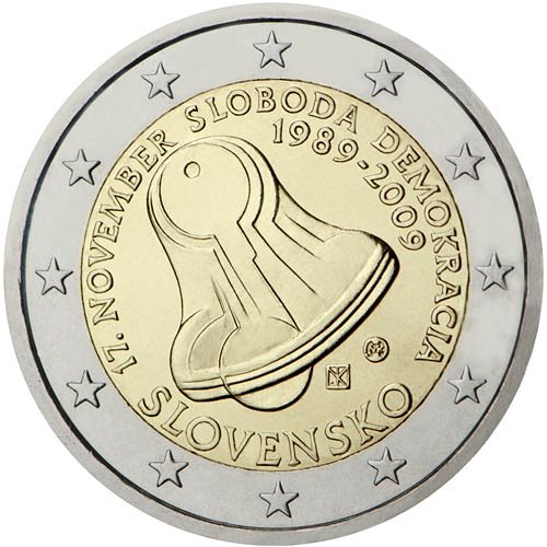 NumismaticaBlog's tweet photo. Eslovaquia - 2€ CC 2.009 - 20 aniversario de la Revolución de Terciopelo. 
#Numismatica #billetes #monedas #eslovaquia #euros #notafilia #numismatic #coin #banknotes #banknotesoftheworld #billetesdelmundo https://t.co/RoHVeJRNE0