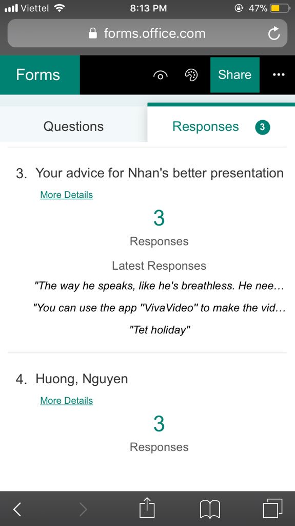 TdGreenhouse's tweet image. Raising our students’ voice by using @Flipgrid + #MicrosoftForm @MicrosoftEDU. That’s a totally interesting way to learn and play and practice and improve everyday! 🇻🇳🇻🇳🇻🇳