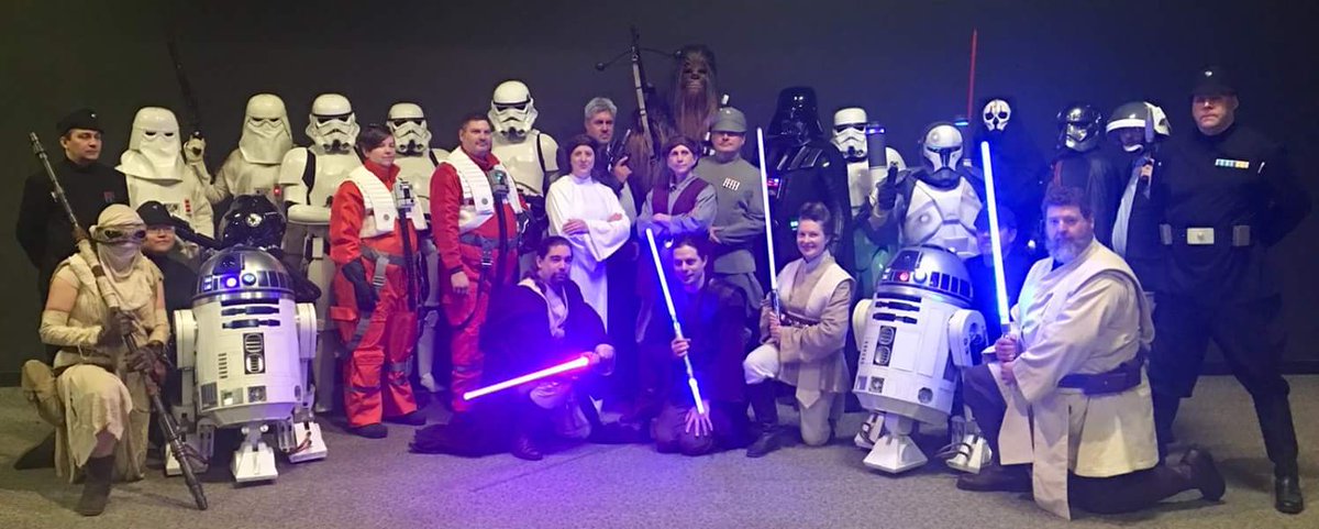 MNWolfPackSquad's tweet photo. 5th Annual Star Wars Day at the Science Museum of Minnesota!
#501st @CentralGarrison @sciencemuseummn https://t.co/eANrc6Vjhd