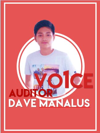 imdavemanalus's tweet photo. A voice louder and clearer, 
Your voice is our voice
And our choice is one vo1ce!

#VO1CE 

So it's Dave David Manalus, your chocolatey buddy! https://t.co/SWjHvitJrt