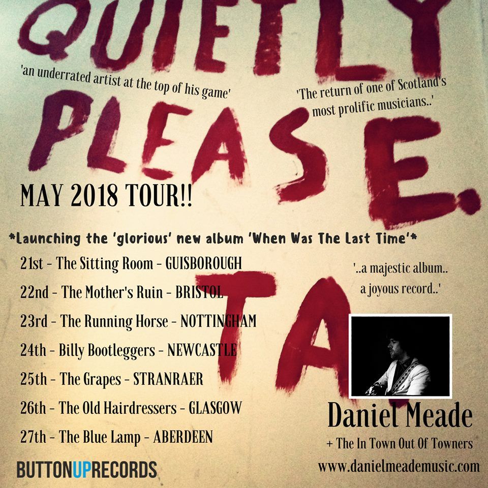 Daniel Mead at Mothers Ruin
May 22nd 2018
Limited tickets, £5 advance

#mothersruin #ruin #themothersruin #mothersruinbristol #bristolgigs #gig #bristol #livemusic #bands #music #nightlife #nitelife #clubnight #clubnights #stnics #stnicholasstreet #stnicsmarket #2am #danielmead