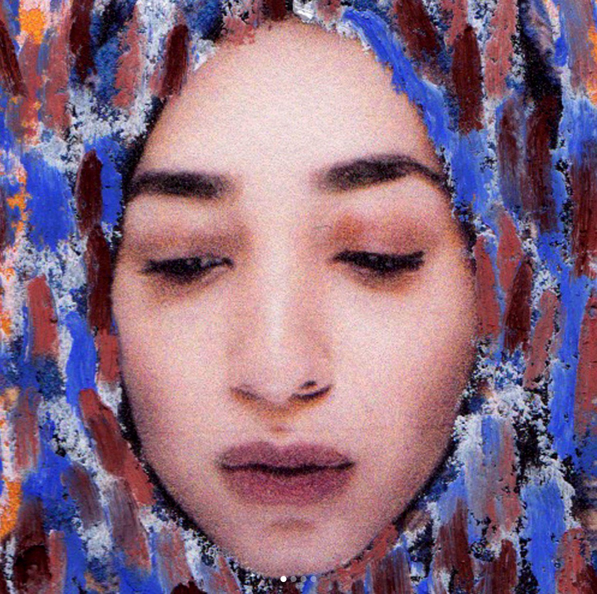 We_Are_Here_UK's tweet photo. ‘Hidden Colours’ by artist @NASREENJML and founder of @variantspaceart #throwback to our first #WeAreHereUK #exhibition

#london #photography #portrait #art #bme #women #woc #womenirl #womenartists #female #creatives #womeninart https://t.co/c1YMispFt2