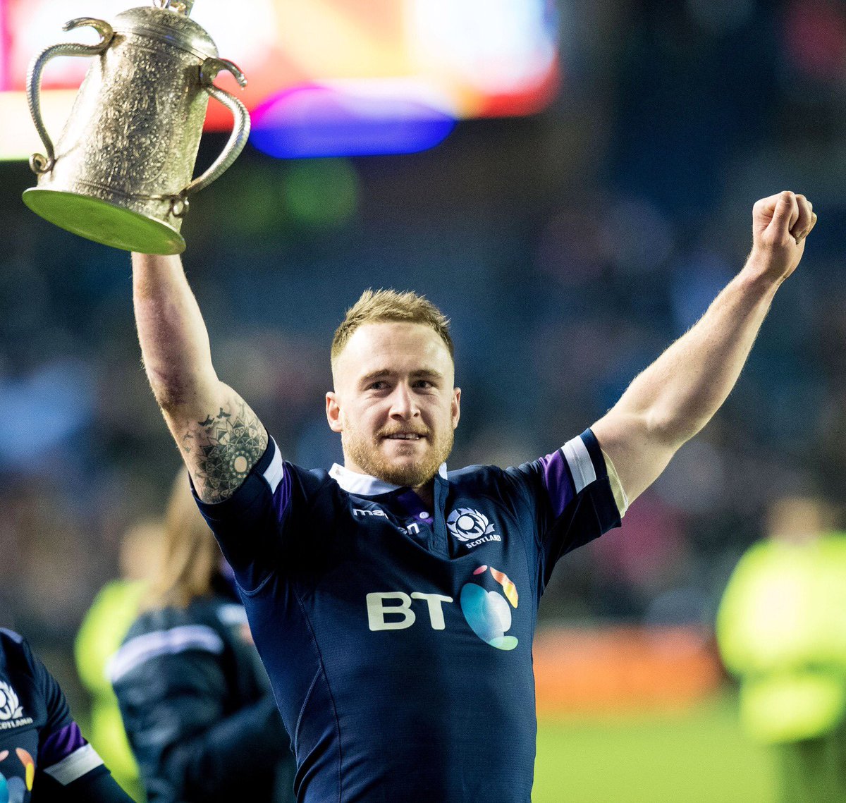 StuartWHOGG_'s tweet image. Unbelievable scenes yesterday at BTM. Proud of the boys &amp;amp; the effort everyone put in. Incredible atmosphere yet again. That was special. Really special. Thank you. @Scotlandteam #AsOne
