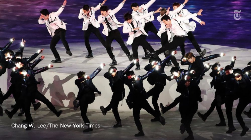 nytimes's tweet photo. The 2018 Winter Olympics came to a close. But not before a few more medals, and a massive dance party. https://t.co/ACZuBb1Hwe https://t.co/rR0PZ1n7ZS