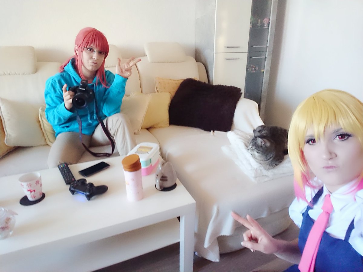 NostrumCosplay's tweet photo. While Waiting for Kana! 🐉❤️
Starting with some single pics of Kobayashi-San 😍👌 https://t.co/rJLFPKcGAd