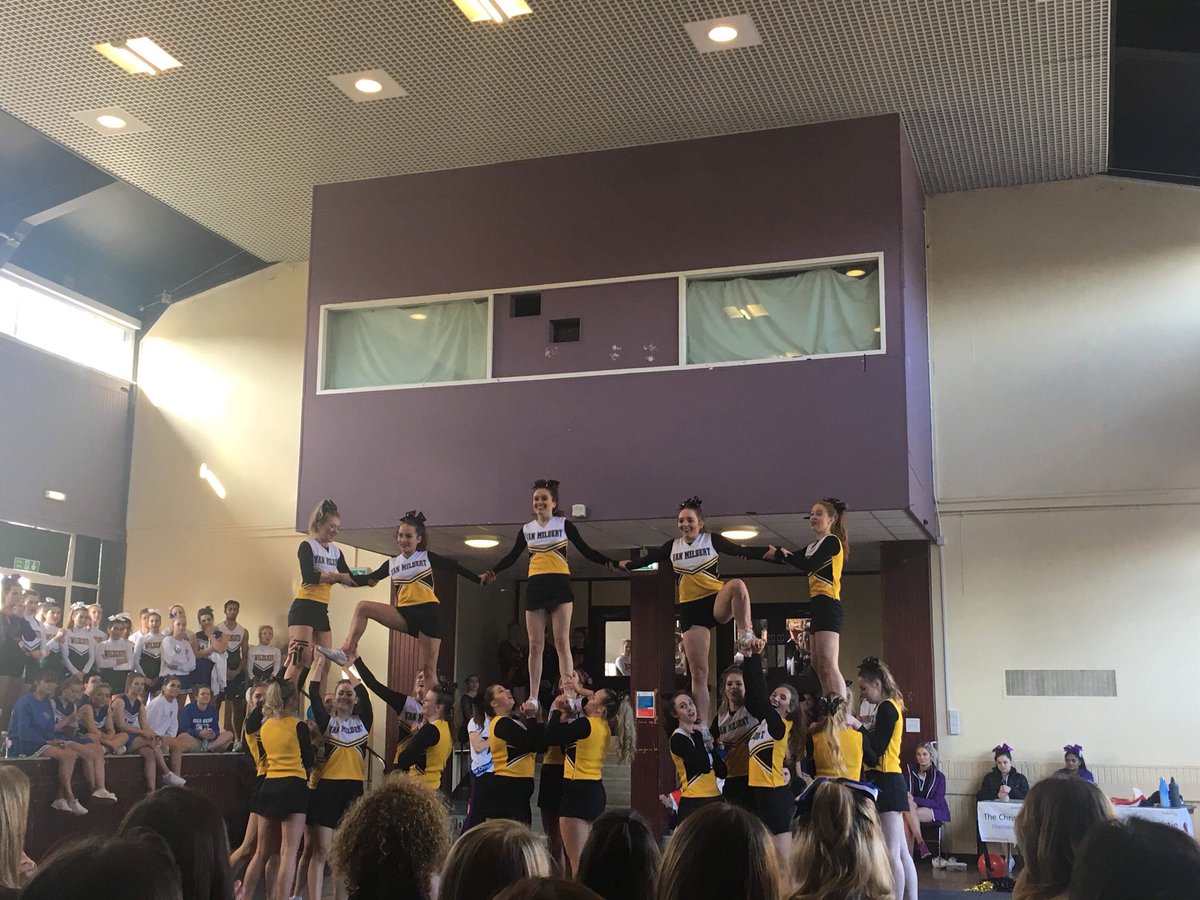 TeamMildert's tweet photo. Cheer Team in action this afternoon as well! https://t.co/qGRKWz8CAg