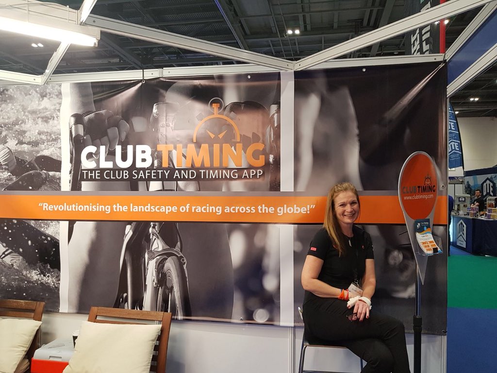 ClubTiming's tweet image. It’s been another crazy day @TriShowLDN ... Wonderful to meet so many new people and tell them about our amazing new App #triathlon #coaching #events 😃