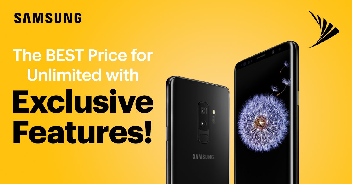 Preorder the #GalaxyS9 &amp; #GalaxyS9Plus starting Friday 3/2 with @Sprint and get incredible extras like thousands of hit shows &amp; movies w/ <a href="/Hulu/">Hulu</a> all with the best price for #Unlimited! sprint.com/GS9