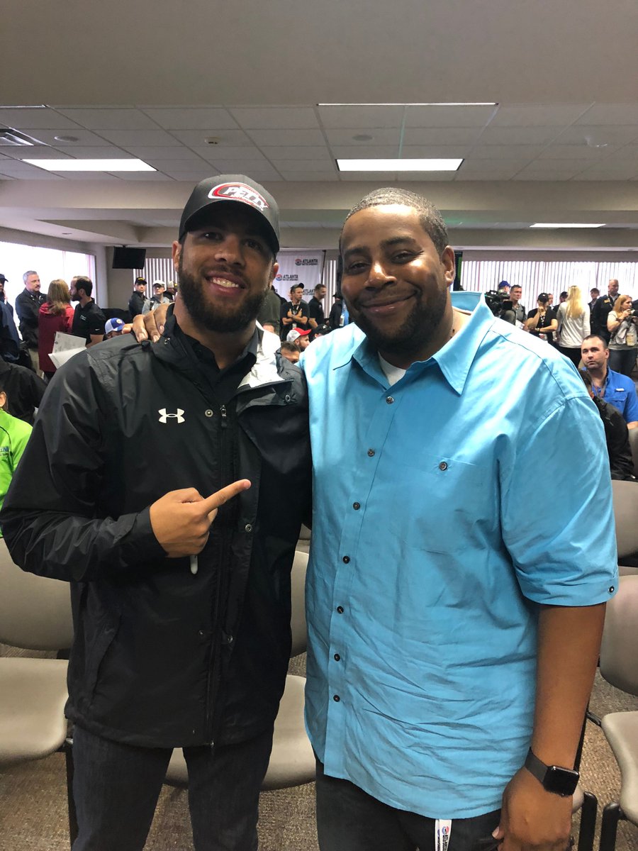 kenanthompson's tweet photo. Me and @BubbaWallace! Current only African-American driver! https://t.co/sBI0SX0OaB