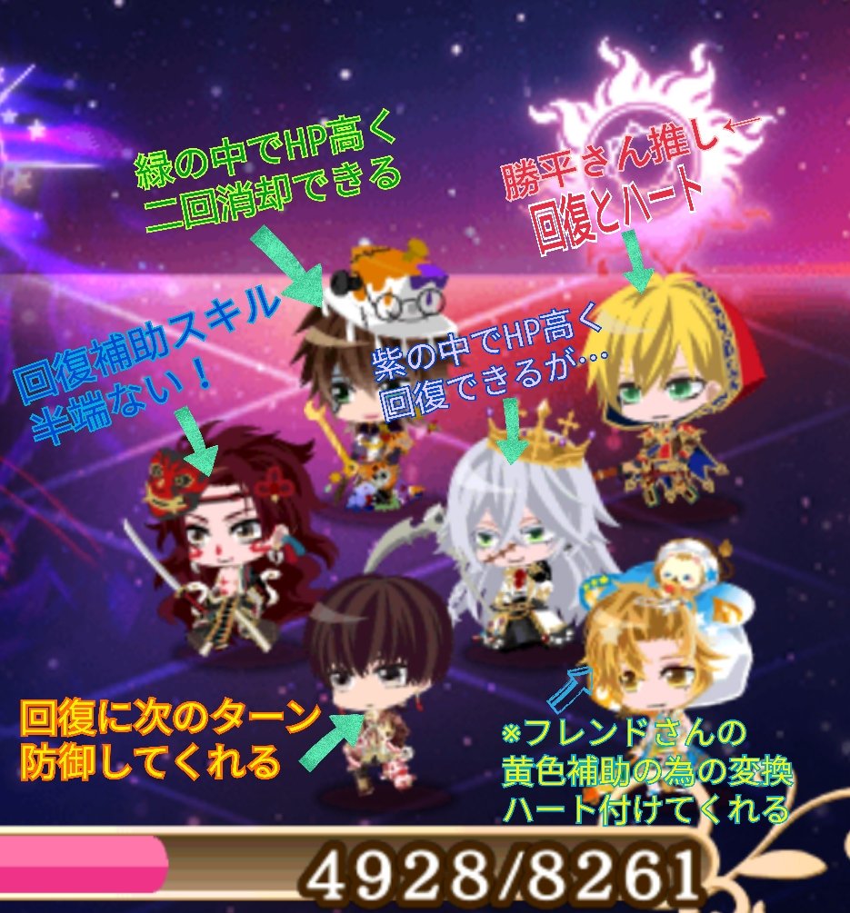 子猫 R 夢100 夢100ネタバレ 夢100攻略 ラスボス攻略 最終決戦戦う時のコツは回復係のスキル はできるだけ早く発動するように 攻撃で封印や麻痺が1ターン出る できたら封印か麻痺回避解除できる王子連れてくるように 子猫 R 夢100 夢100ネタバレ 夢100攻略 ラスボス攻略 最終決戦戦う時のコツは回復係のスキル はできるだけ早く発動するように 攻撃で封印や麻痺が1ターン出る できたら封印か麻痺回避解除できる王子連れてくるように