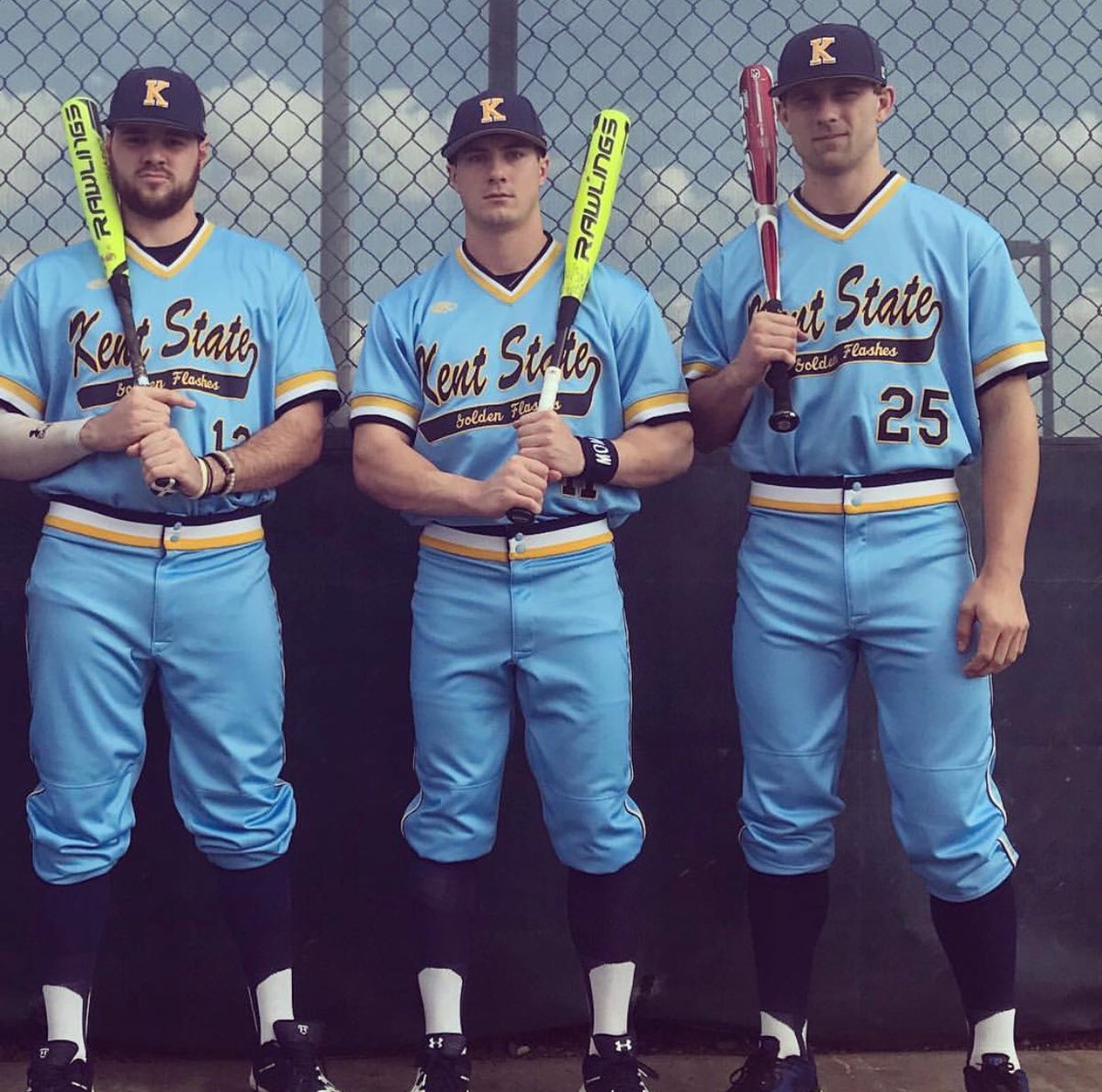 blue baseball uniforms