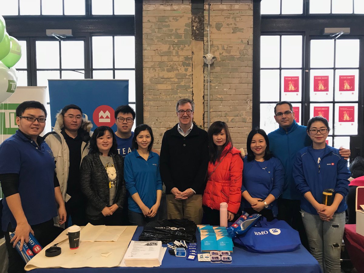 Celebrating the spring festival with <a href="/BMO/">BMO</a> team #CNY2018 at lansdowne park Ottawa