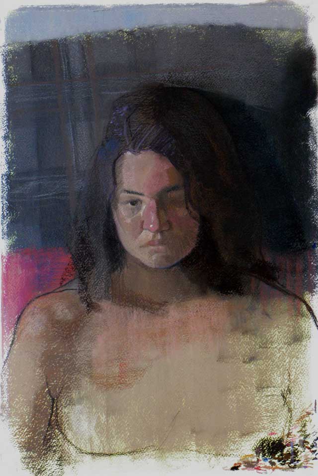 Don't forget–From 4-7p today, we've got Open Studio/Cast Lab!  Bring anything you're wrestling with in your studio over to ours for fresh perspective. Or just take advantage of our amazing cast collection!  Moderated by Dan O'Connor (...here's one of his remarkable pastel works).