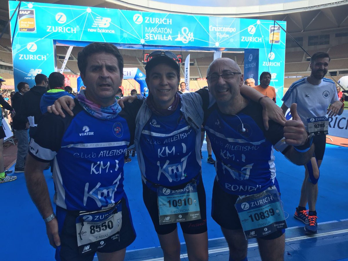Km1Ronda's tweet photo. Maratón de Sevilla 
Grandes resultados de los nuestros en  Sevilla , sobre los 42km y 195 metros . Primera edición con categoría ORO.
Enhorabuena compañer@s !!!!!!
@carlosbajadetreshoras https://t.co/0cQx8y2OZ7