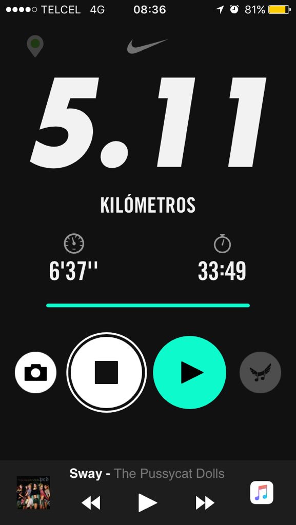 encuesta ironía Preludio JF on Twitter: "Después de la última descarga/15 días, otra vez a la pista,  reforzado pero muy flojón... gaD sin ninguna molestia en la rodilla  😥🏃🏻💨 JF corrió/caminó 5.00 kms con Nike+