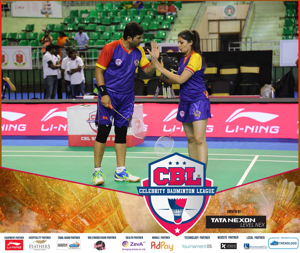 Trendloud's tweet photo. The #KarnatakaWarriors emerge clear winners in their clash with the #TollywoodThunders!
#CBL #CBL2018 #cblseason2 https://t.co/4hQBakubdp