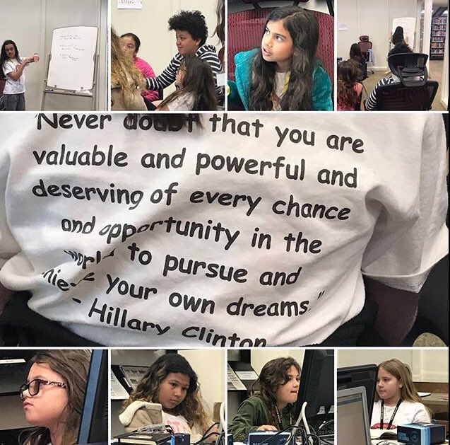 sandykh's tweet photo. Another great #InventorsUniversity session. Python got graphical while Scratch got mathematical. These girls are awesome.
https://t.co/IqwOq45lgw https://t.co/28P9oE4RZh
