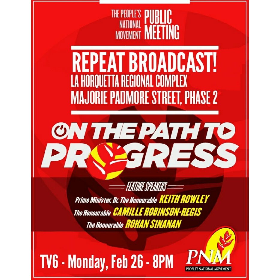 thepnmparty's tweet photo. Tune in to @tv6tnt tomorrow night at 8PM for a special repeat of last Thursday's public meeting in La Horquetta / Talparo.
#thePathToProgress #thePrimeMinisterSpeaks #STRONGERtogether #strongenoughtogetitdone #PNM https://t.co/ZhPHeEcBtc