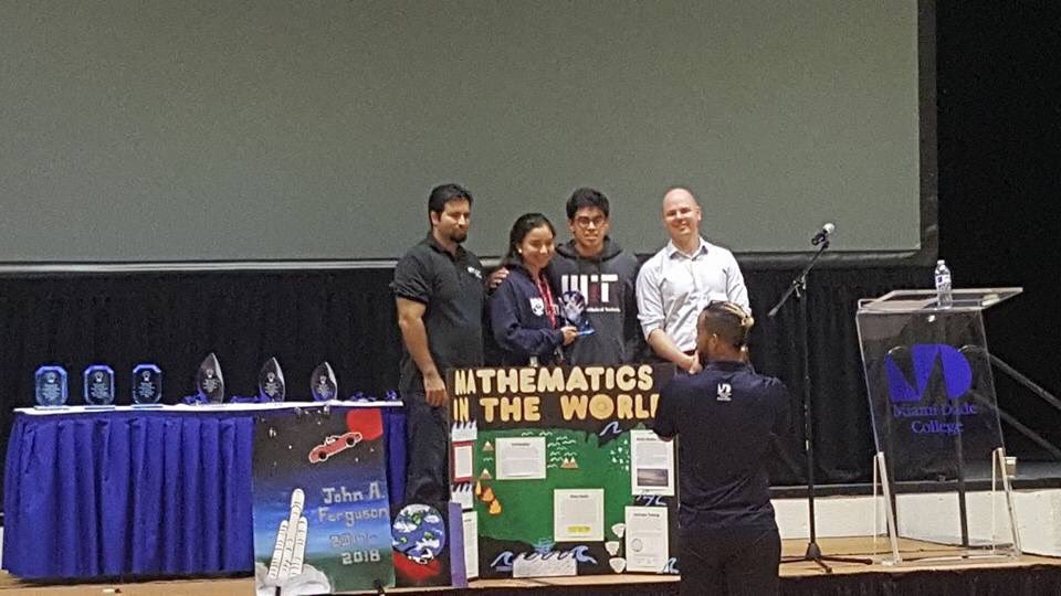Doral_Academy's tweet image. Our poster team won 2nd place!!! 🎉🎈🏆🏅#doralacademymathclub #doralacademy #mathclub