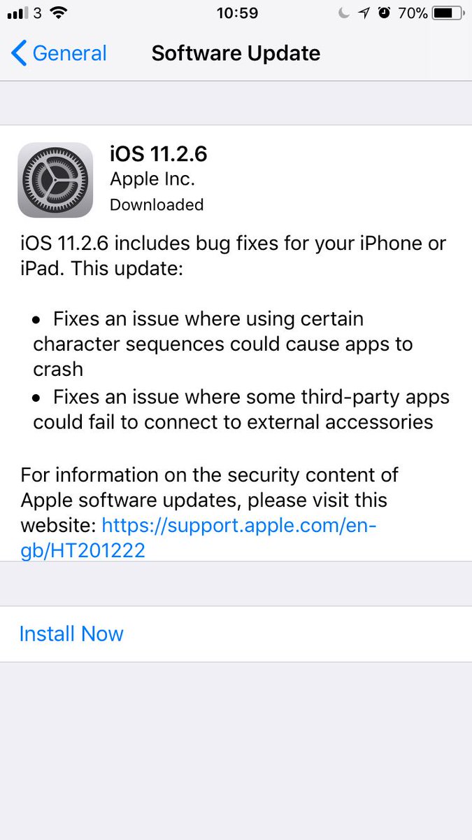 timothylam1992's tweet image. New #iOS1126 software available for #iphoneusers 😀