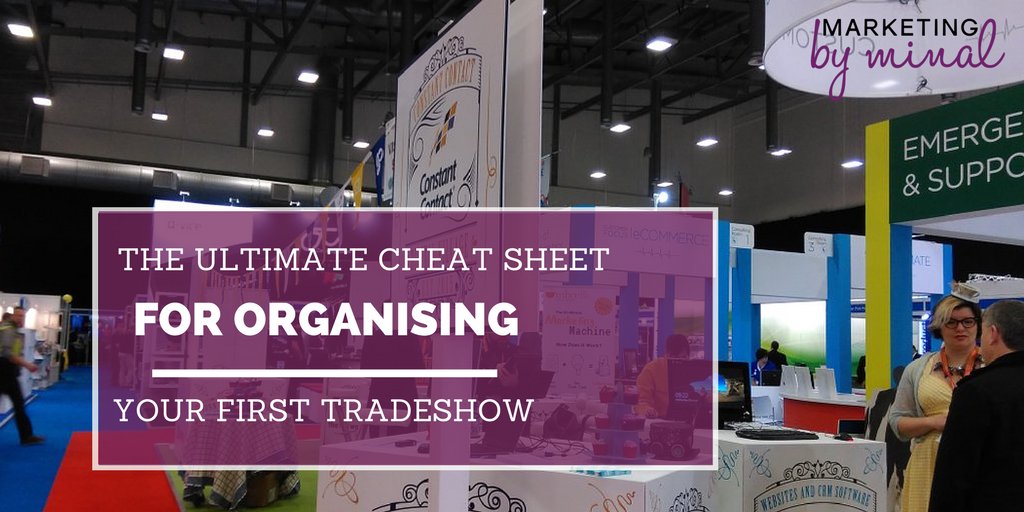 Minal2804's tweet image. Nervous about exhibiting at your first #tradeshow? Don't be! I've got the ultimate cheat sheet for you. ow.ly/XDTe30iAXEO #MinalsTips