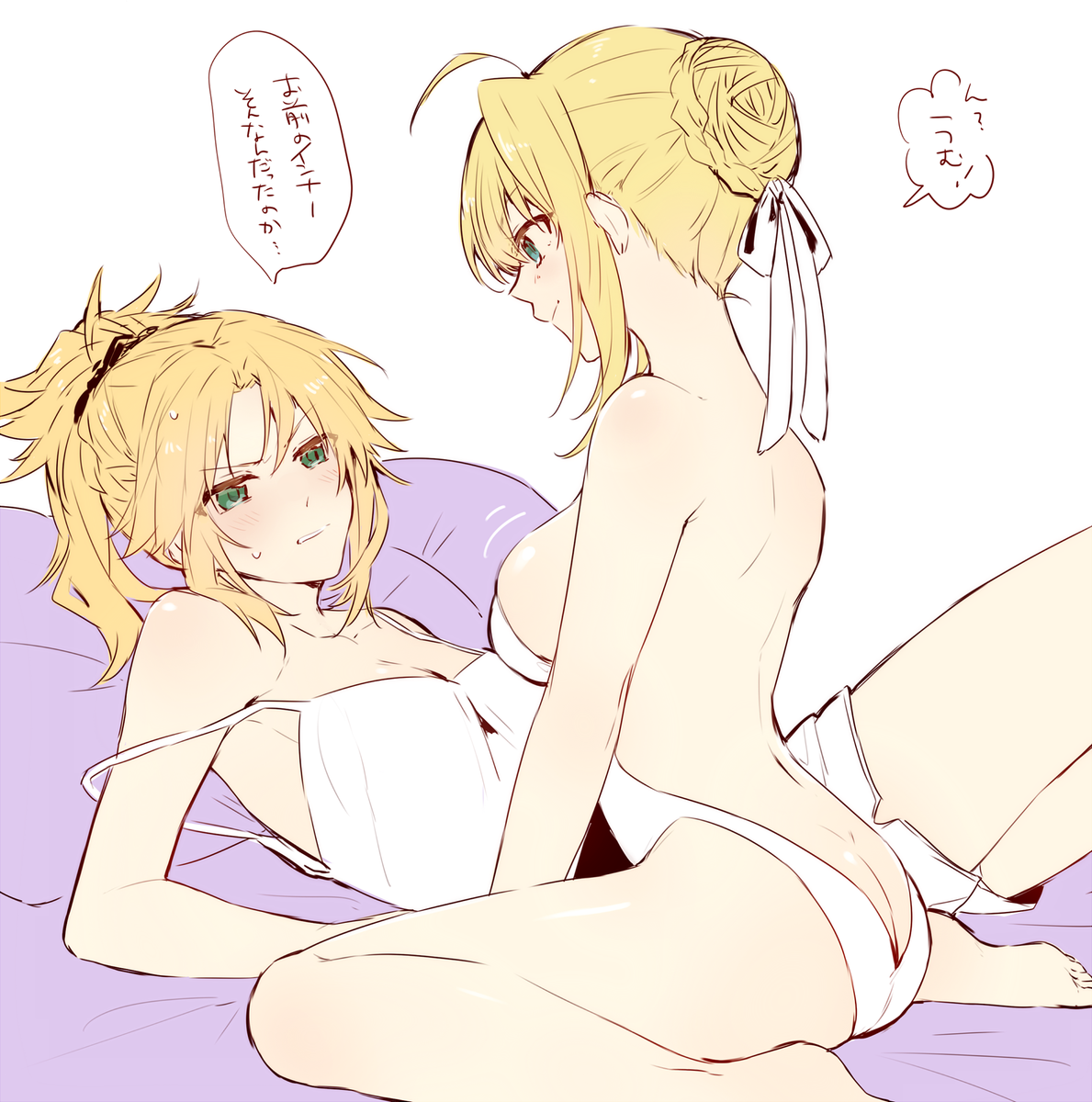 ネロちゃまのドスケベインナー最高だなっていうモーネロ… #モードレッドくん♀ 