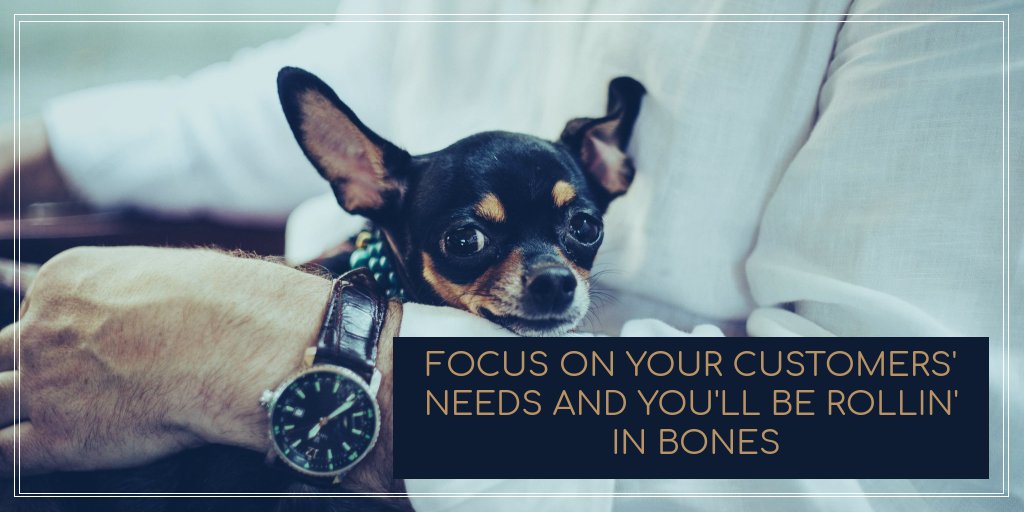 pawsmarketing's tweet photo. #B2B or #B2C. Doesn't matter. It's always about customers in the end. Find out what they need and give them exactly that. #Marketing #CustomerExperience #marketingtips #MarketingWisdom https://t.co/I5jxav5nl0
