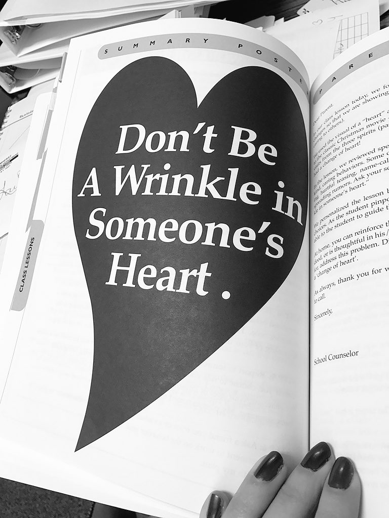 Prepping for my weekly 6th grade classroom guidance lessons #characterbuilding #empathybuilding #whatisinyourheart #schoolcounseling