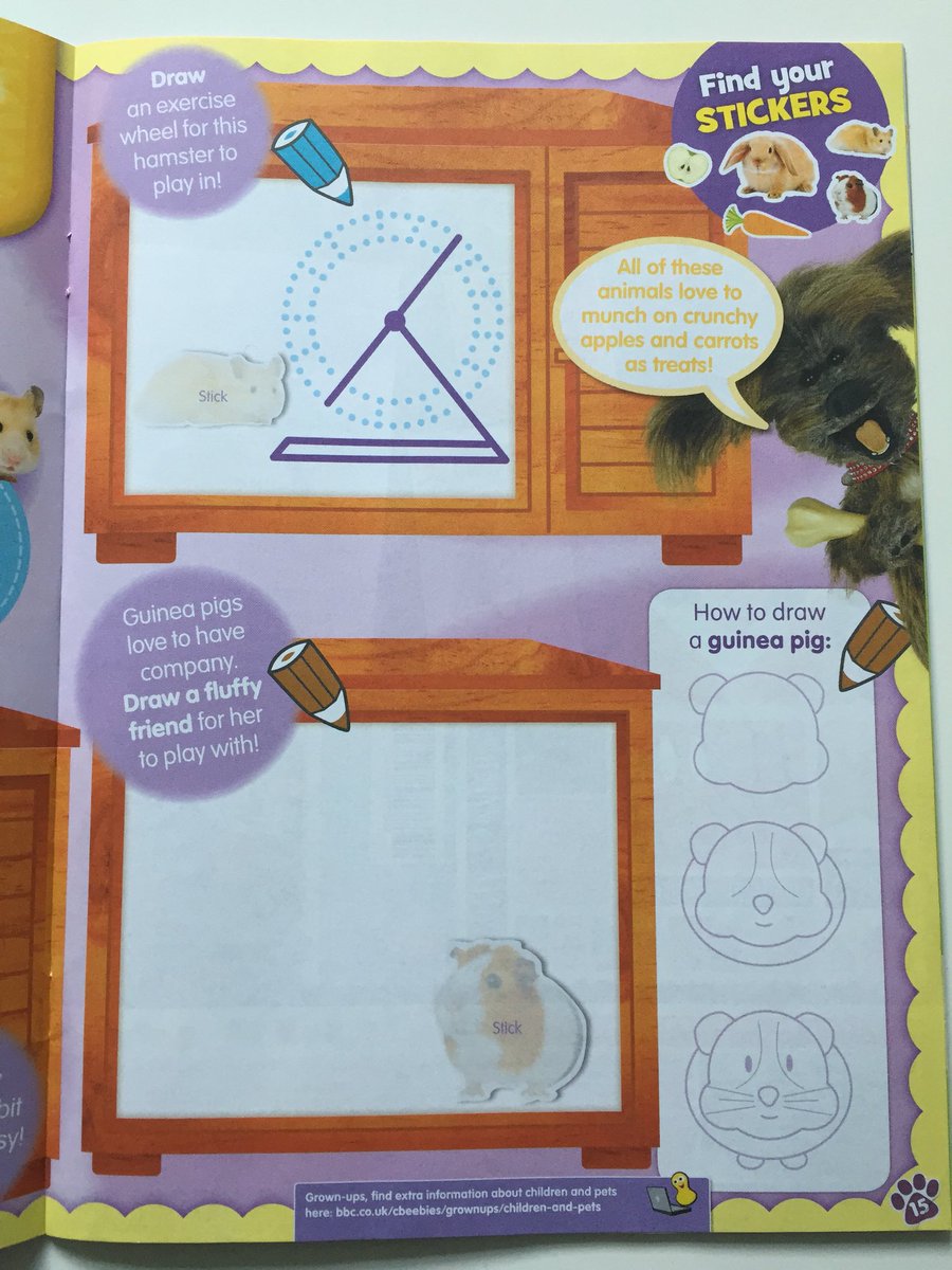 WarrickBP's tweet photo. Check out @CBeebiesMag PET special! Dodge has taken over! #DodgeTheDog #Cbeebies #CbeebiesHouse #CbeebiesMagazine @CBeebiesHQ @CBeebiesLand https://t.co/XPQDwn3XkL