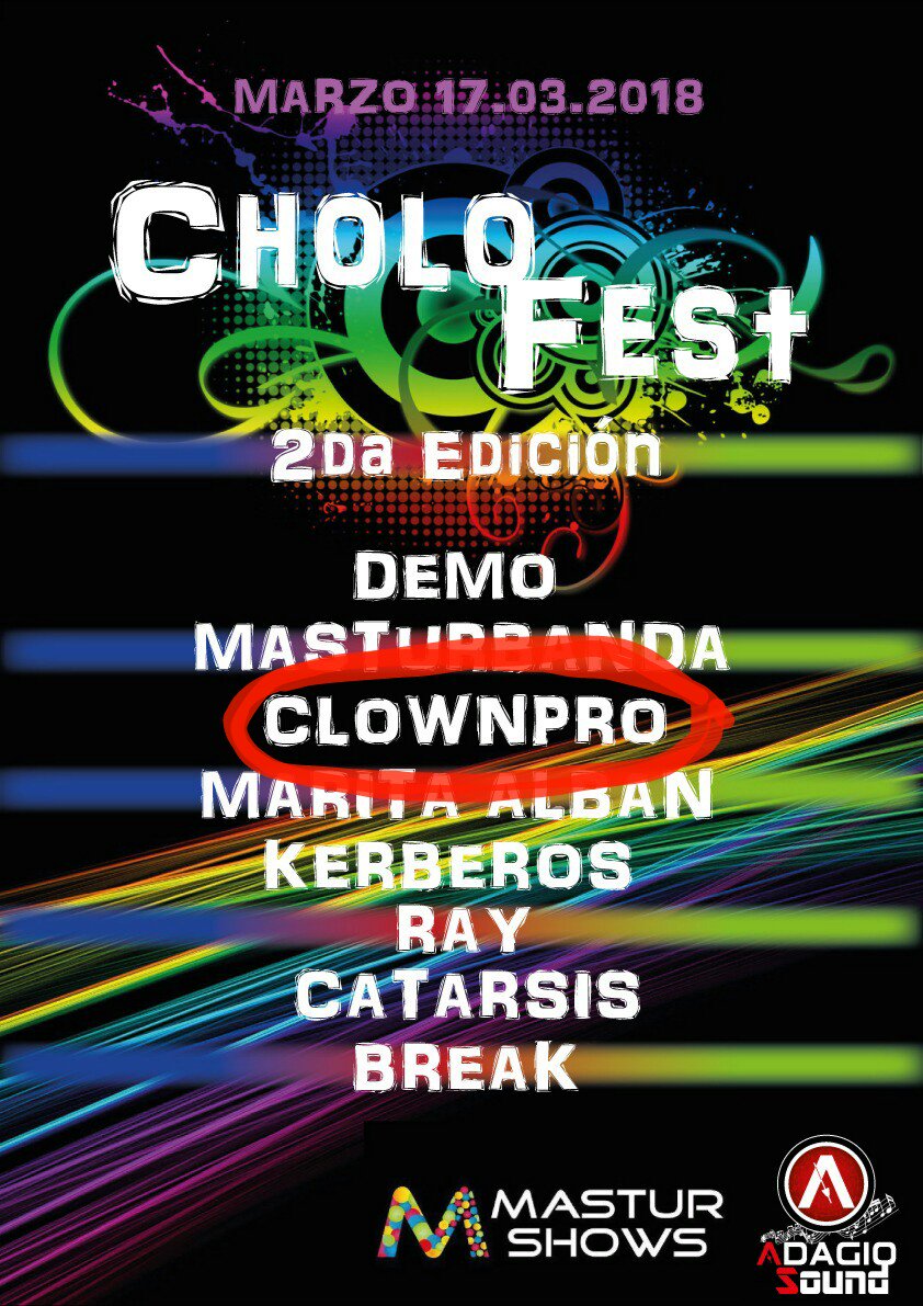 clownpr0's tweet photo. Se viene el #CholoFest #CholoFest2018 #Clownpro #salinas https://t.co/VSKQbovzvz