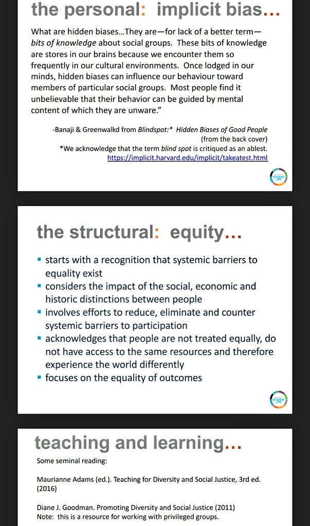 ChiragVariawa's tweet photo. Co-presented with the ever-inspiring @MairiME to #UofT Engineering summer camp instructors (DEEP, @UofTEngOutreach) about Power and Privilege in the Classroom.
Here's a screenshot of some of our slides: https://t.co/tS8l3bgYyn