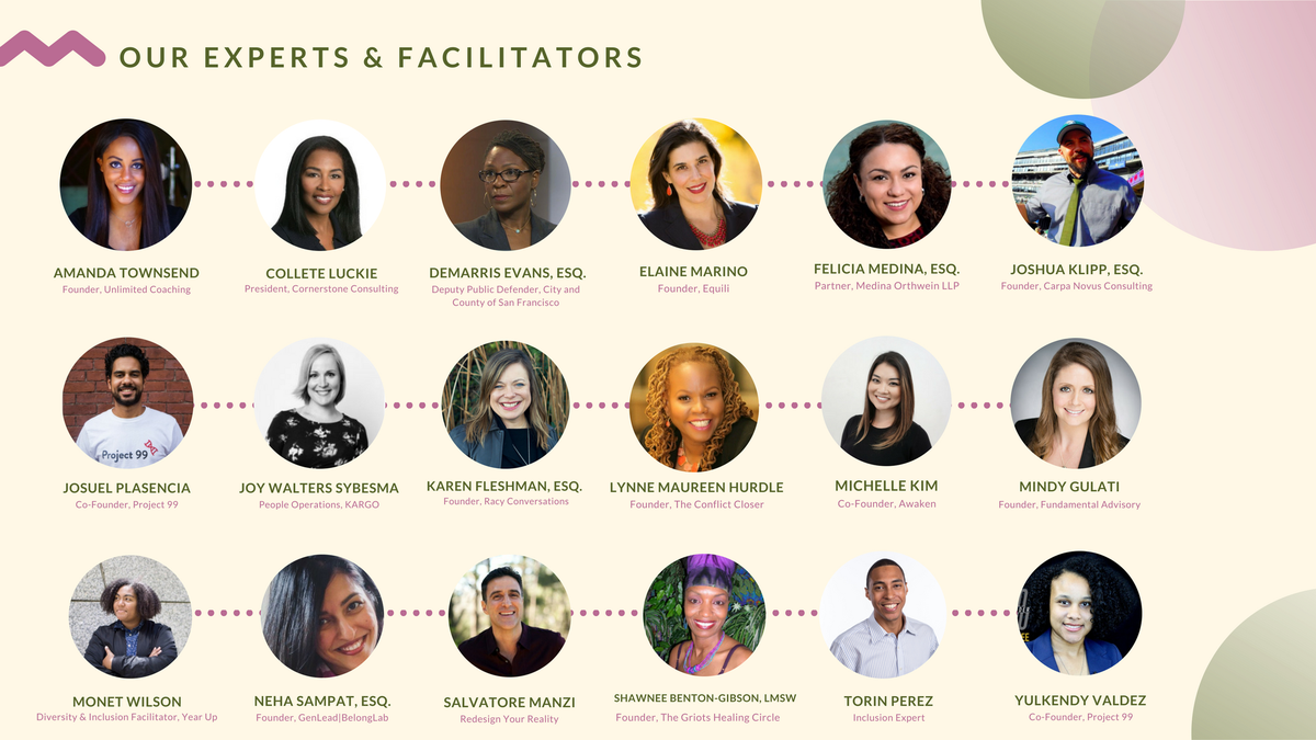 FleshmanKaren's tweet photo. HR & D&I professionals and people who are underrepresented at work: would you like to improve your ability to address harmful behavior?
An intersectional team of experts have created an interactive learning experience for you, #BackboneSF Join us!
https://t.co/Am20lKIfk5 https://t.co/fZUEgZ6qOz