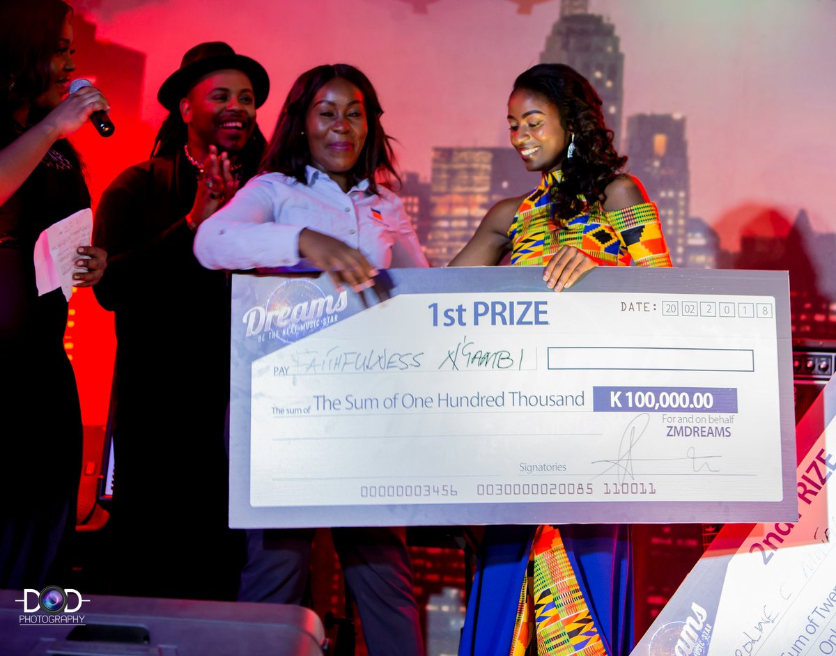 zambezimagictv's tweet photo. Ladies and gentlemen, the WINNER of #ZMDreams Season 1 is FAITHFULNESS NG'AMBI!

Watch her winning moment here: https://t.co/AmWY7ZDMNb #ZMDreamsFinale https://t.co/dcs8lgELfC