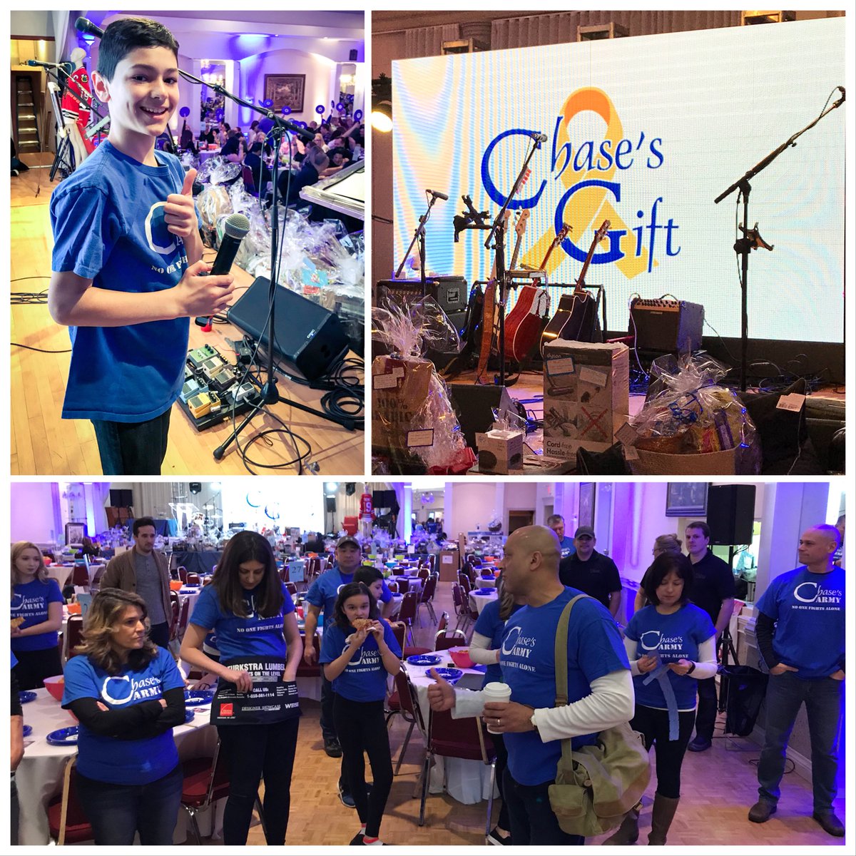 ChiefNish's tweet image. Last night’s #ChasesGift fundraiser: families dealing w/paediatric cancer! Our own officers Jeff&amp;amp;Tammy Sandy &amp;amp;son Chase (survivor).Thx to 350+generous supporters,volunteers,sponsors &amp;amp; donors. I had fun providing the live music! bit.ly/2Fwnp6L Hoping to break $40K total!